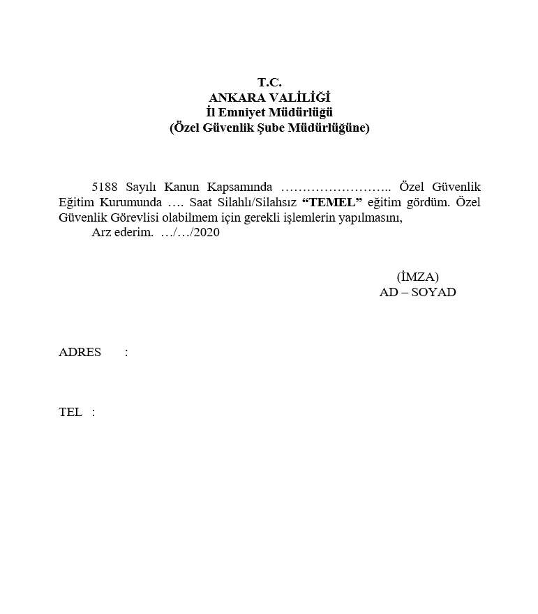 ilk müracaat dilekçesi min